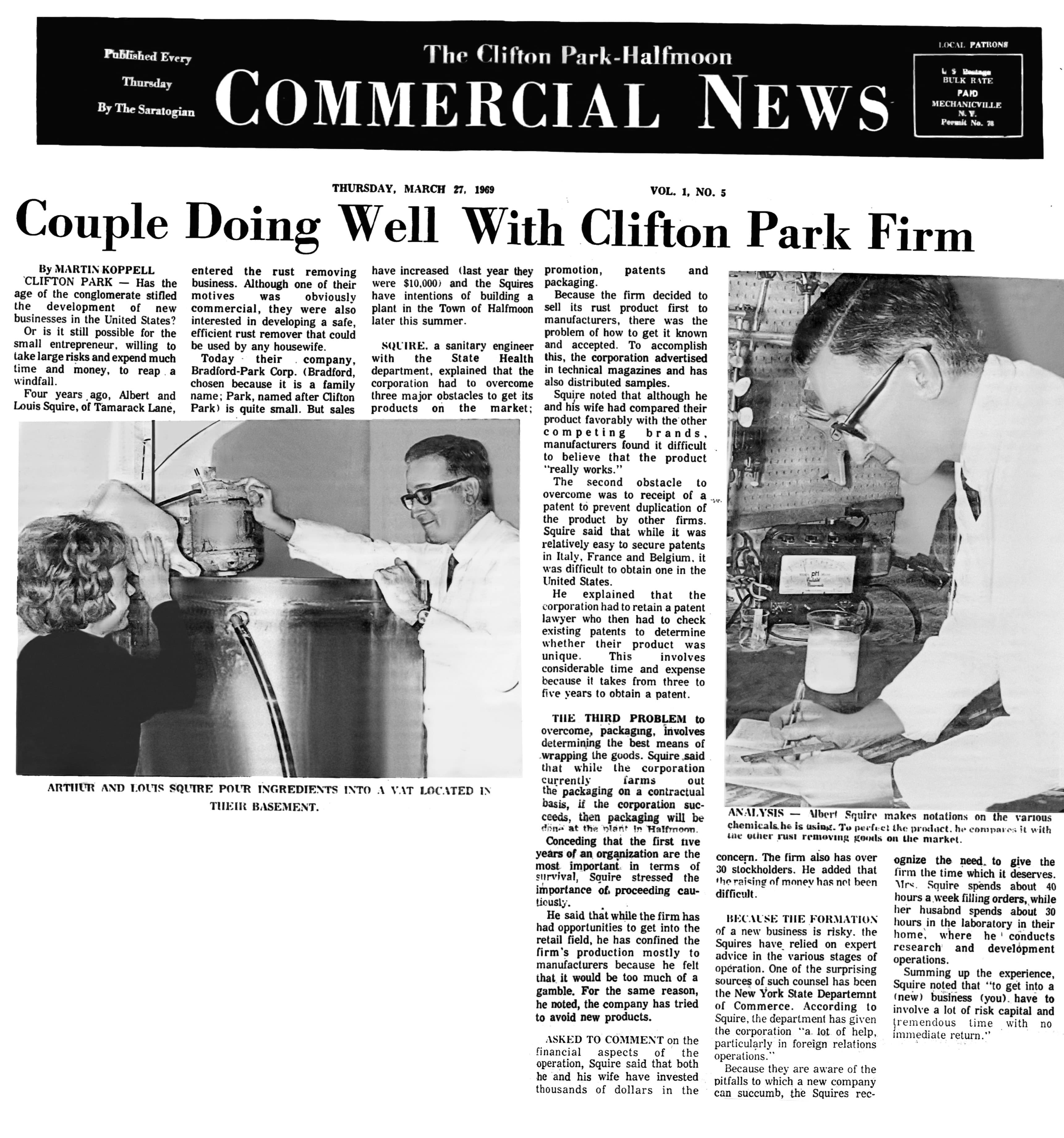 1969 newspaper article